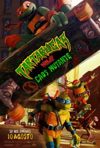 Poster do filme Tartarugas Ninja: Caos Mutante / Teenage Mutant Ninja Turtles: Mutant Mayhem (2023)