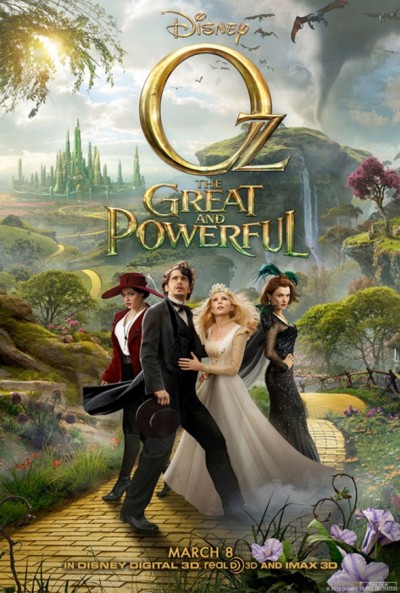 Novo poster para "Oz o Grande e Poderoso" (Oz: The Great and Powerful)